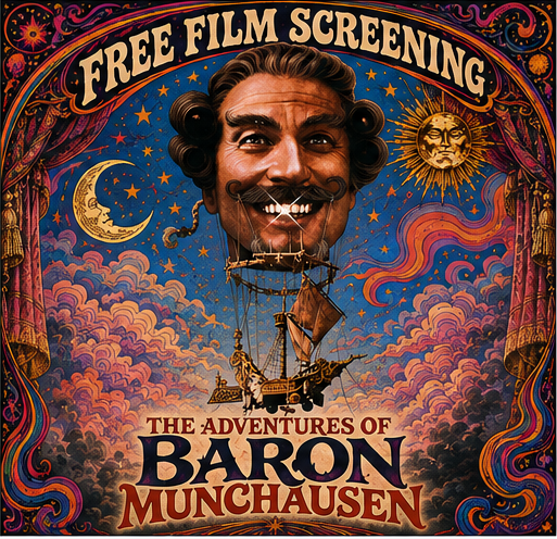 Free Film Screening: The Adventures of Baron Munchausen